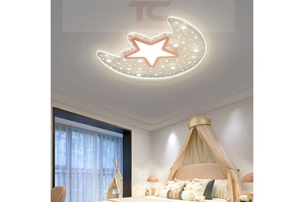 mẫu trần trăng sao thiết kế hiện đại phòng ngủ