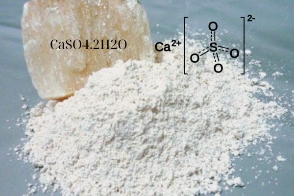 CaSO4.2H2O là công thức hóa học của thạch cao sống 