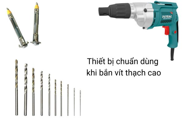 thiết bị chuẩn bị trước khi thực hiện bắn vit