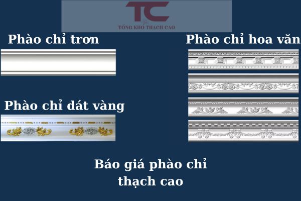 Báo giá phào chỉ thạch cao trọn gói