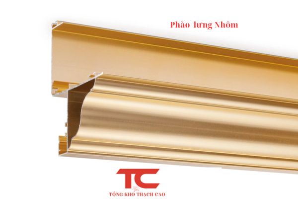 thanh phào lưng nhôm anodized cao cấp