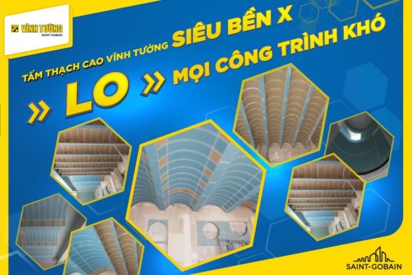 tấm thạch cao siêu bền X dễ dàng uốn cong