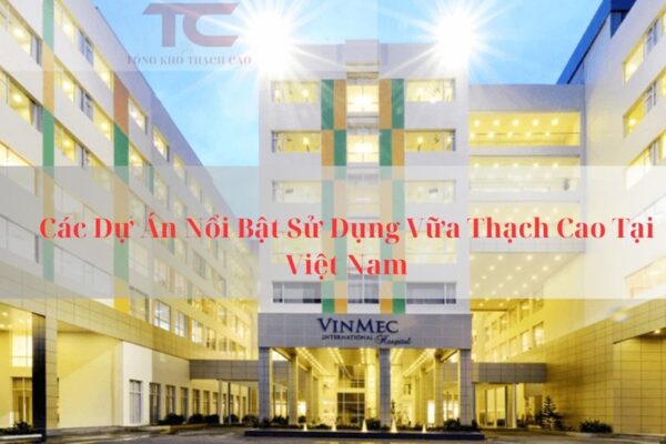 các dự án xây dựng sử dụng vữa thạch cao tại Việt Nam