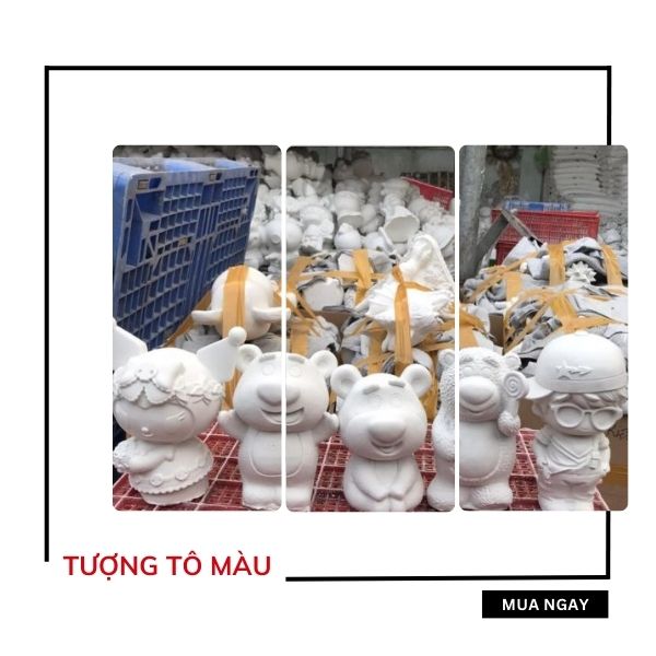 tượng tô màu giá sỉ