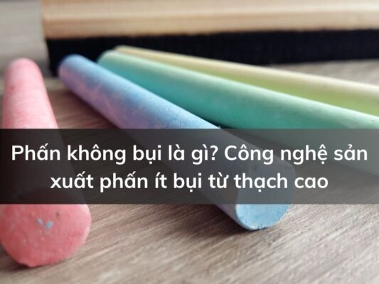 phấn không bụi loại phấn lành tính